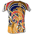 Jimi Hendrix J Swirl White T-Shirt